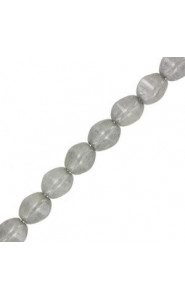 Czech Pinch beads Perlen 5x3mm Chalk white grey luster 03000/14449